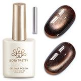 Colored Cat Magnetic Gel MY690 Desert Coffee 15ml Gel Nail Polish BORN PRETTY 