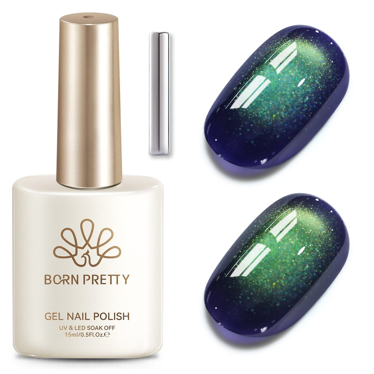 Colored Cat Magnetic Gel MY563-MY691 15ml Gel Nail Polish BORN PRETTY MY691 Wandering Sky 