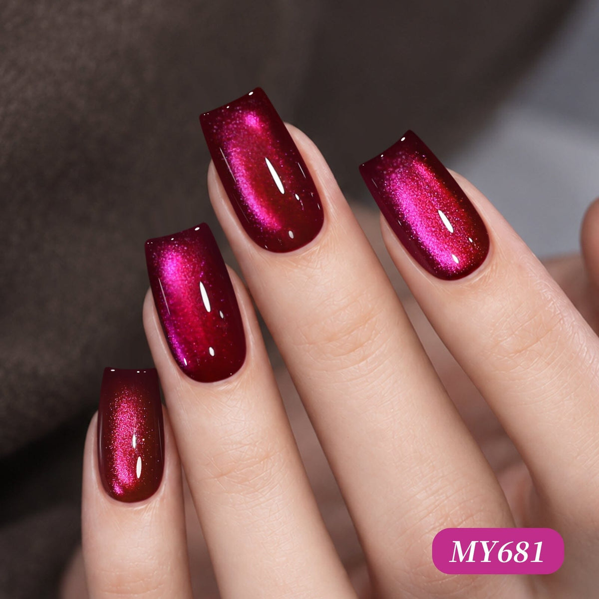Colored Cat Magnetic Gel MY681 Scorching 15ml Gel Nail Polish BORN PRETTY 