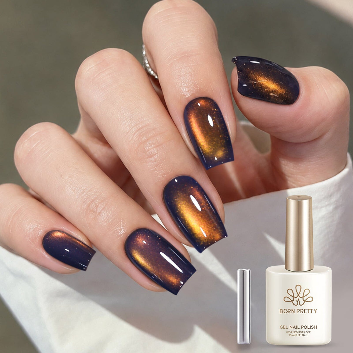 Colored Cat Magnetic Gel MY683 Dawn 15ml Gel Nail Polish BORN PRETTY 