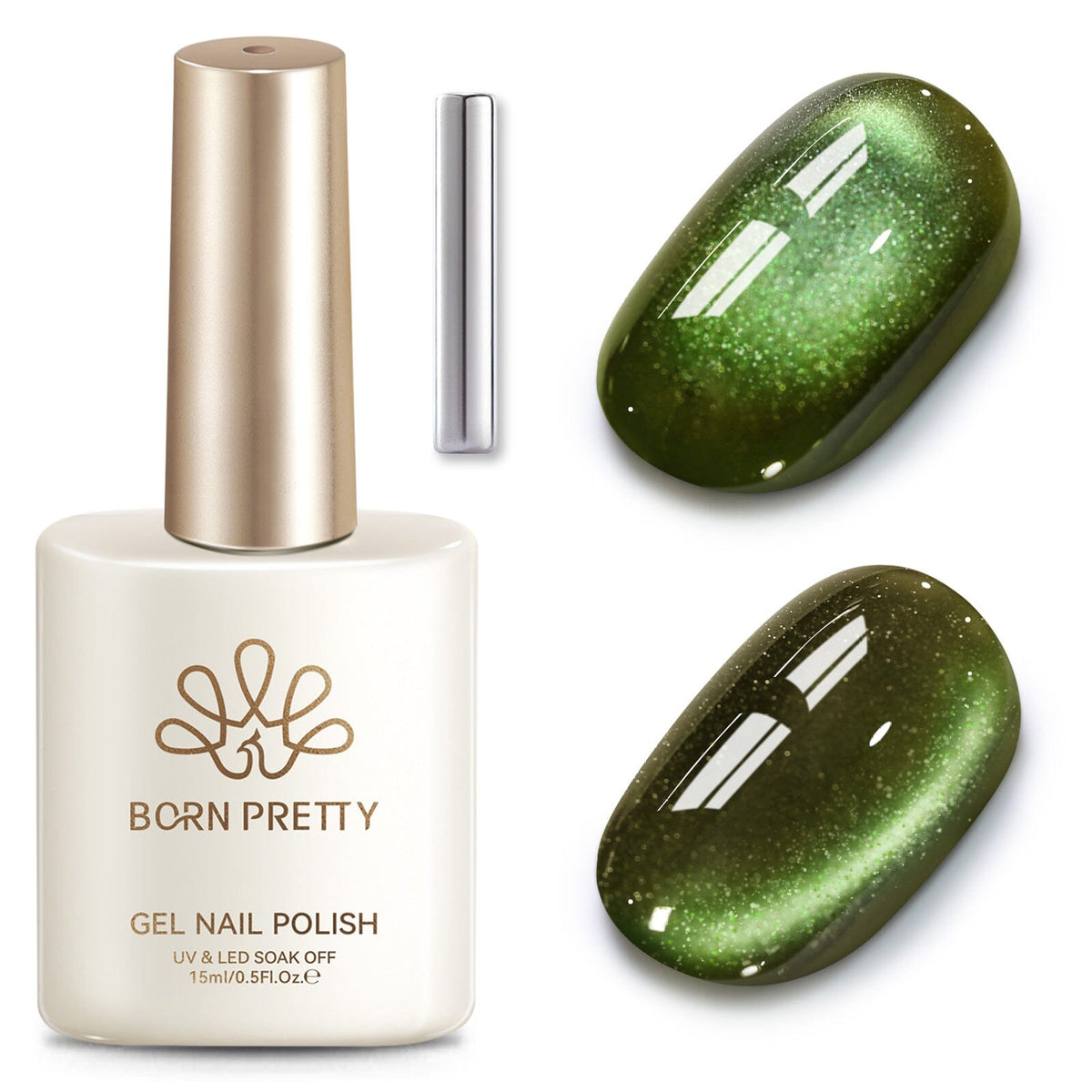 Colored Cat Magnetic Gel MY563-MY691 15ml Gel Nail Polish BORN PRETTY MY685 Dubai Chocolate 