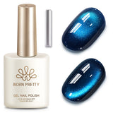 Colored Cat Magnetic Gel MY686 Dark Ocean Blue 15ml Gel Nail Polish BORN PRETTY 
