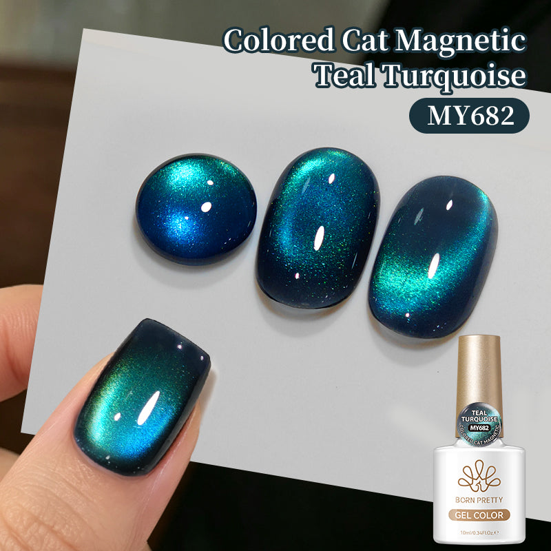 Colored Cat Magnetic Gel MY682 Teal Turquoise 10ml