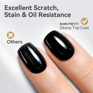 Glossy Top Coat B02 16ml Base & Top Coat BORN PRETTY 