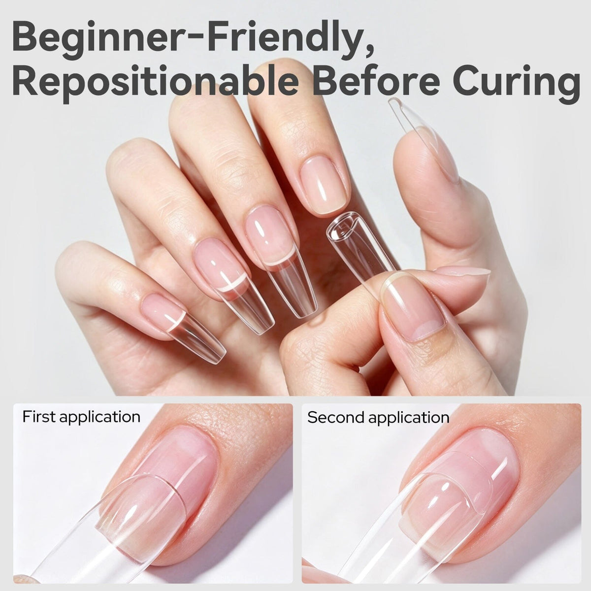 Nail Tips Glue Gel B03 16ml Base & Top Coat BORN PRETTY 