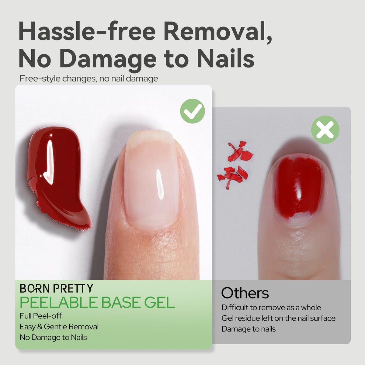 Peelable Base Gel B05 16ml Base & Top Coat BORN PRETTY 