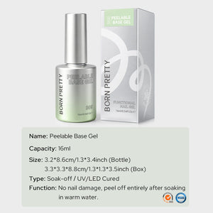 Peelable Base Gel B05 16ml Base & Top Coat BORN PRETTY 