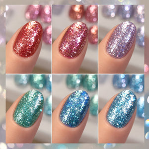 6 Colors Reflective Gel T24 Kaleido Dream 7ml Gel Nail Polish BORN PRETTY 