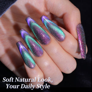 6 Colors Cat Magnetic Nail Polish - Reflective Glass 7ml Nail Polish BORN PRETTY 
