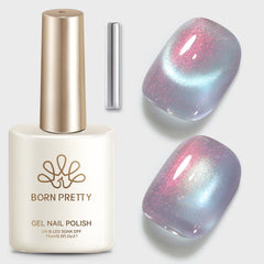 Auroras Cat Magnetic Gel MY708 Taro Ice 15ml Gel Nail Polish BORN PRETTY 