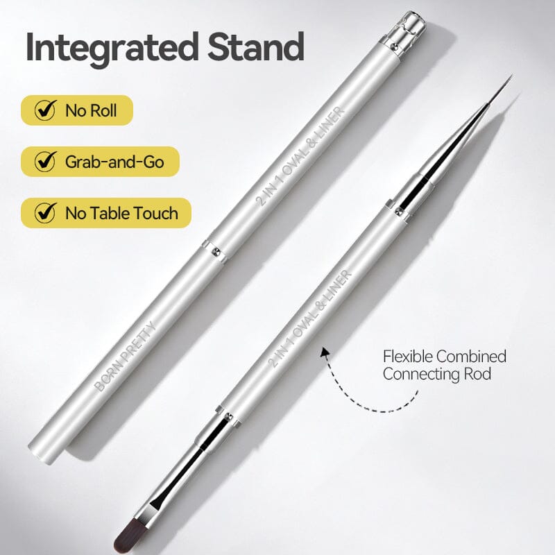 2-in-1 Oval & Liner Builder Pen Tools & Accessories BORN PRETTY 