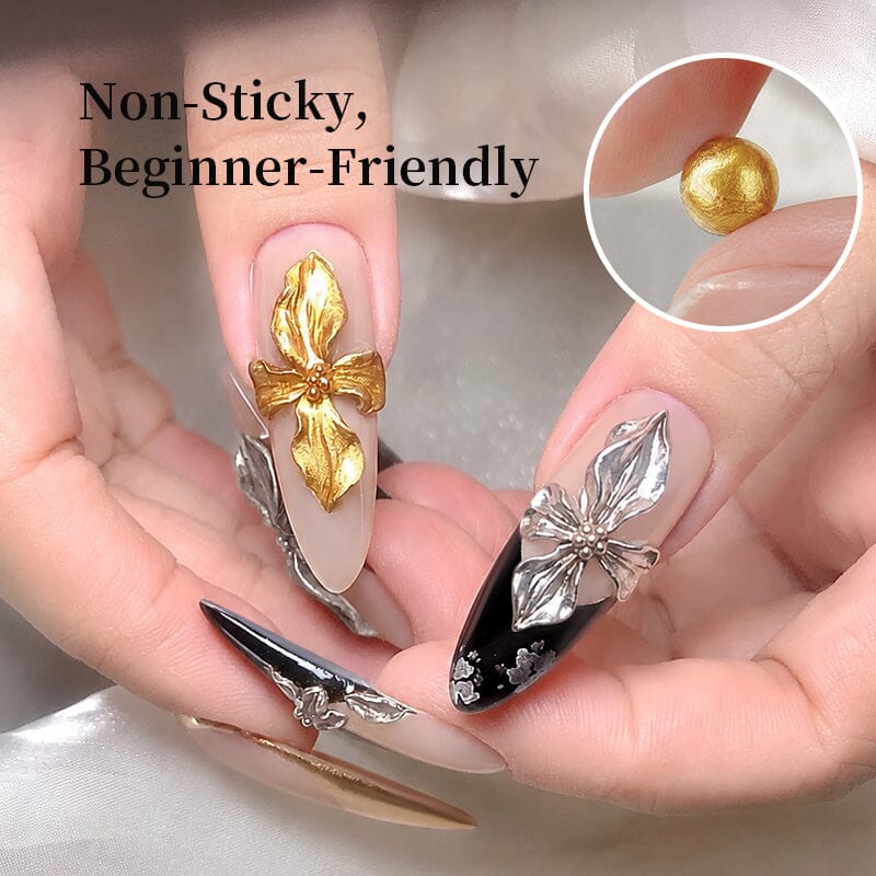 Gold Silver 5D Sculpting Gel & Carving Pen Gel Nail Polish BORN PRETTY 
