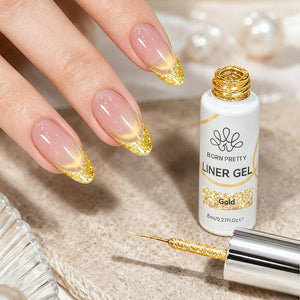 Gold Liner Gel 8ml Gel Nail Polish BORN PRETTY 