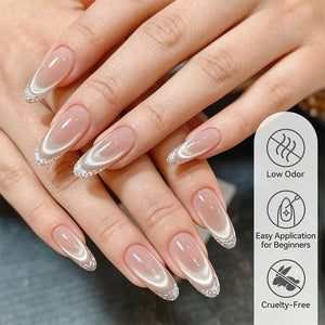 2 Bottles Gold & Platinum Silver Liner Gel 8ml Gel Nail Polish BORN PRETTY 