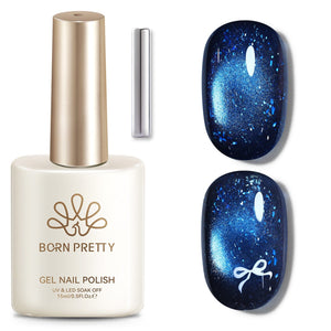 Glitter Cat Magnetic Gel MY718 Star Frost 15ml Gel Nail Polish BORN PRETTY 