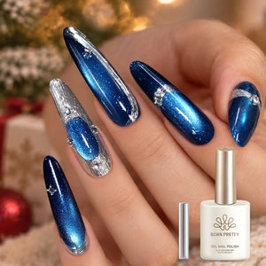 Glitter Cat Magnetic Gel MY718 Star Frost 15ml Gel Nail Polish BORN PRETTY 