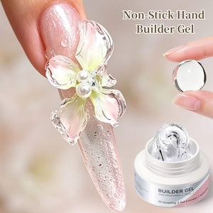 Non‑Stick Hand Builder Gel Clear #01 30g Extension Nail Gel BORN PRETTY 