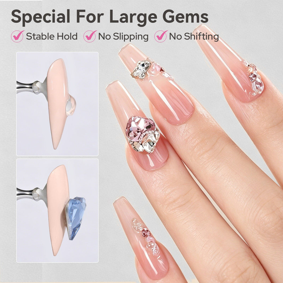 Strong Adhesive Nail Rhinestone Glue 15ml Gel Nail Polish BORN PRETTY 