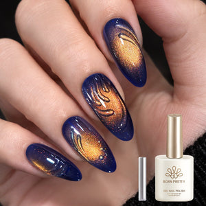 Colored Cat Magnetic Gel MY722 Night River 15ml Gel Nail Polish BORN PRETTY 
