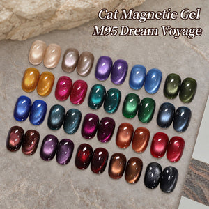 20 Colors Gel & 3pcs Base Top Coat Set M95 Dream Voyage 5ml Gel Nail Polish BORN PRETTY 
