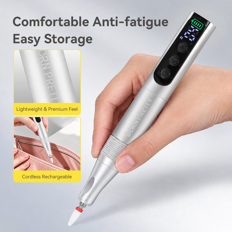35000RPM Rechargeable Electric Nail Drill Tools & Accessories BORN PRETTY 