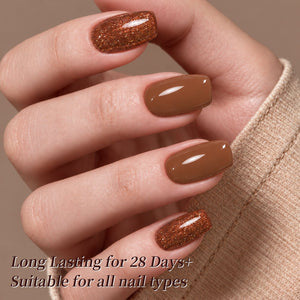 6 Colors Gel Set S80 Mocha Midnight 7ml Gel Nail Polish BORN PRETTY 