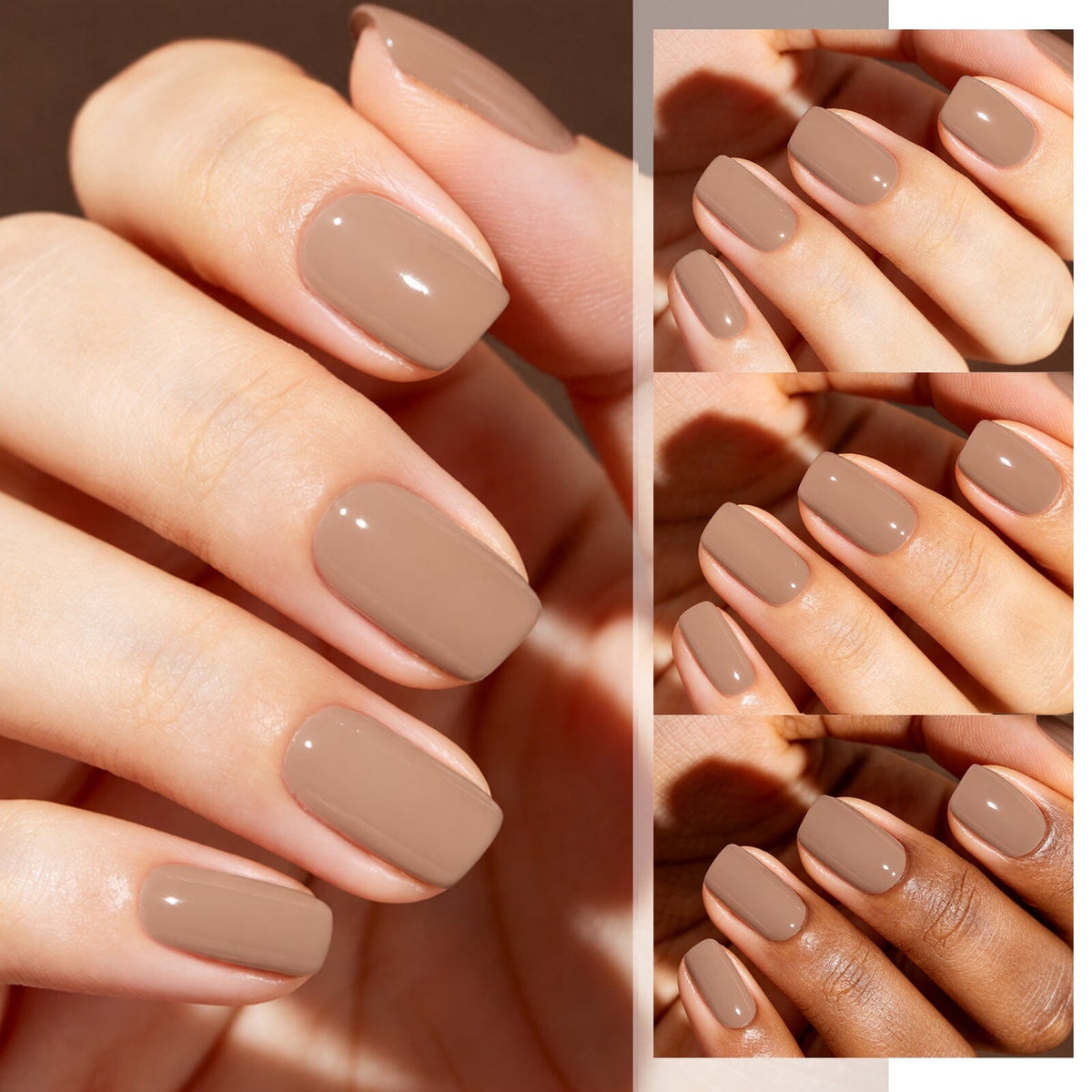6 Colors Gel Set S80 Mocha Midnight 7ml Gel Nail Polish BORN PRETTY 