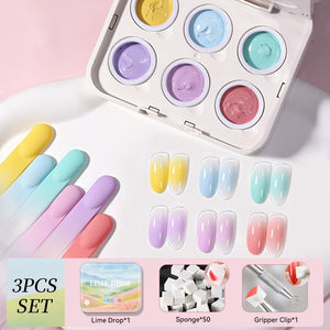 6 Colors Pat Painting Gel Set