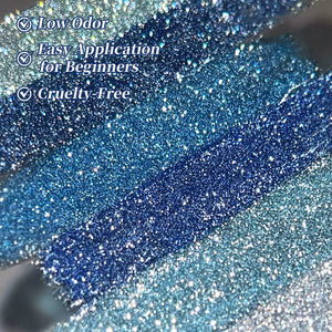 6 Colors Reflective Gel T25 Ocean Ice 7ml Gel Nail Polish BORN PRETTY 