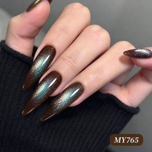 Reflective Cat Magnetic Gel MY765 Aerial Ruins 15ml Gel Nail Polish BORN PRETTY 