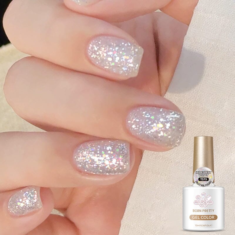 Jelly Gel TS75 Iridescent Velvet 10ml Gel Nail Polish BORN PRETTY 