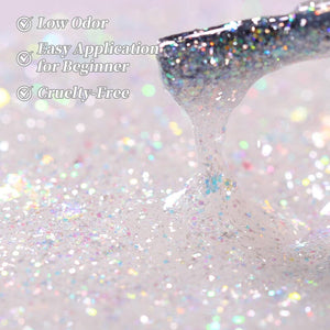 Jelly Gel TS75 Iridescent Velvet 10ml Gel Nail Polish BORN PRETTY 