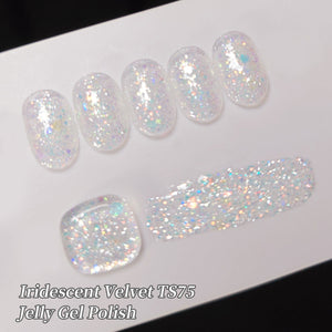 Jelly Gel TS75 Iridescent Velvet 15ml Gel Nail Polish BORN PRETTY 