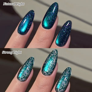 Reflective Cat Magnetic Gel MY817 Stargaze 15ml Gel Nail Polish BORN PRETTY 
