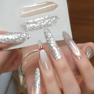 2pcs Set Glitter Gel SG40 & Cat Magnetic Gel MY03 10ml Gel Nail Polish BORN PRETTY 