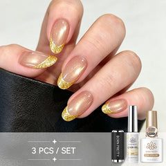 3pcs Gold Liner Gel Set #03 Gel Nail Polish BORN PRETTY 