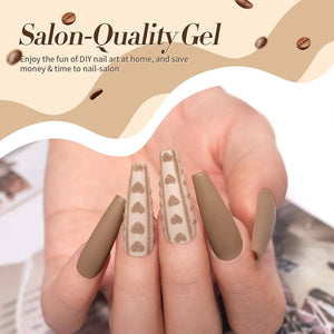 [US ONLY] 6 Colors Nude Brown Gel Polish Set Kits & Bundles BORN PRETTY 