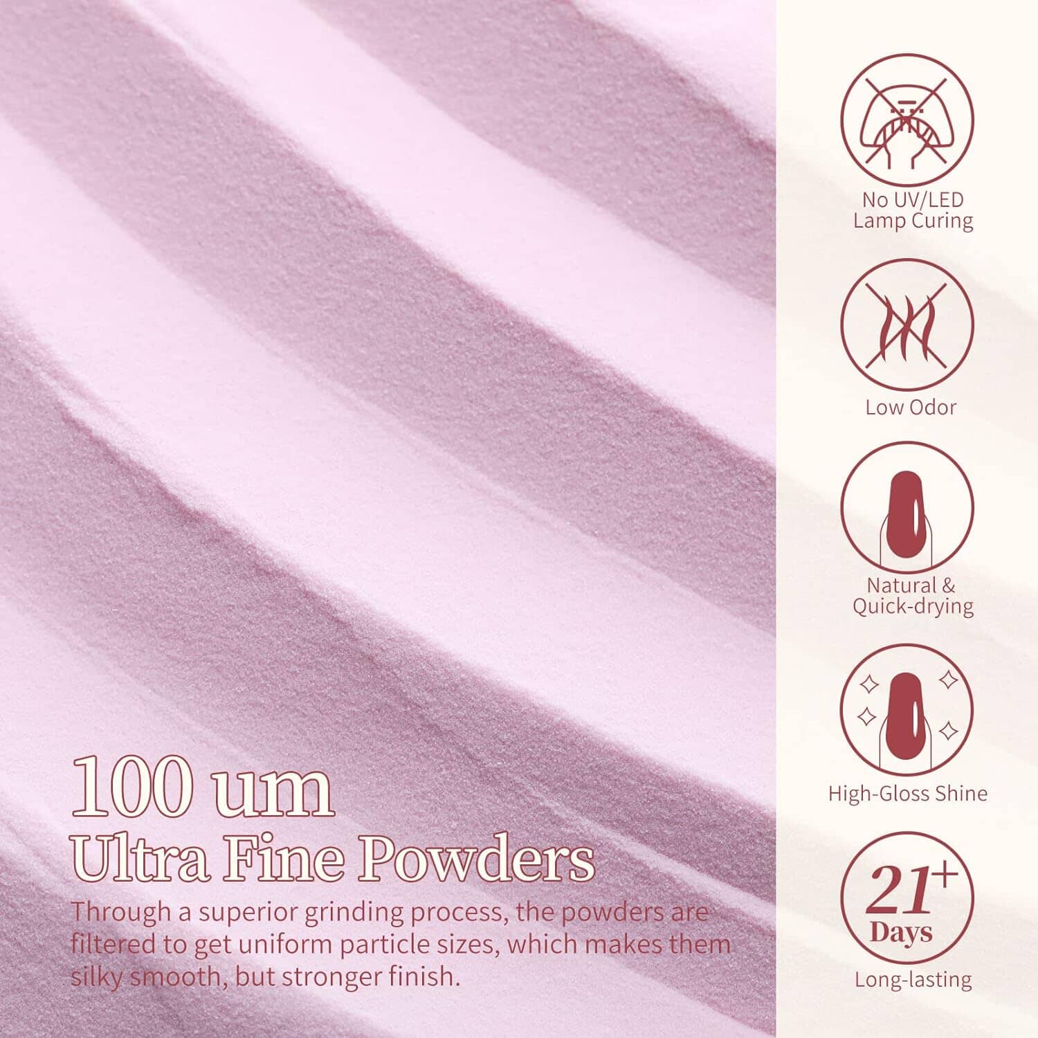 [US ONLY] 20 Colors Dipping Nail Powder Starter Kit with Base&Top, Activator, Brush Saver Nail Powder NICOLE DIARY 