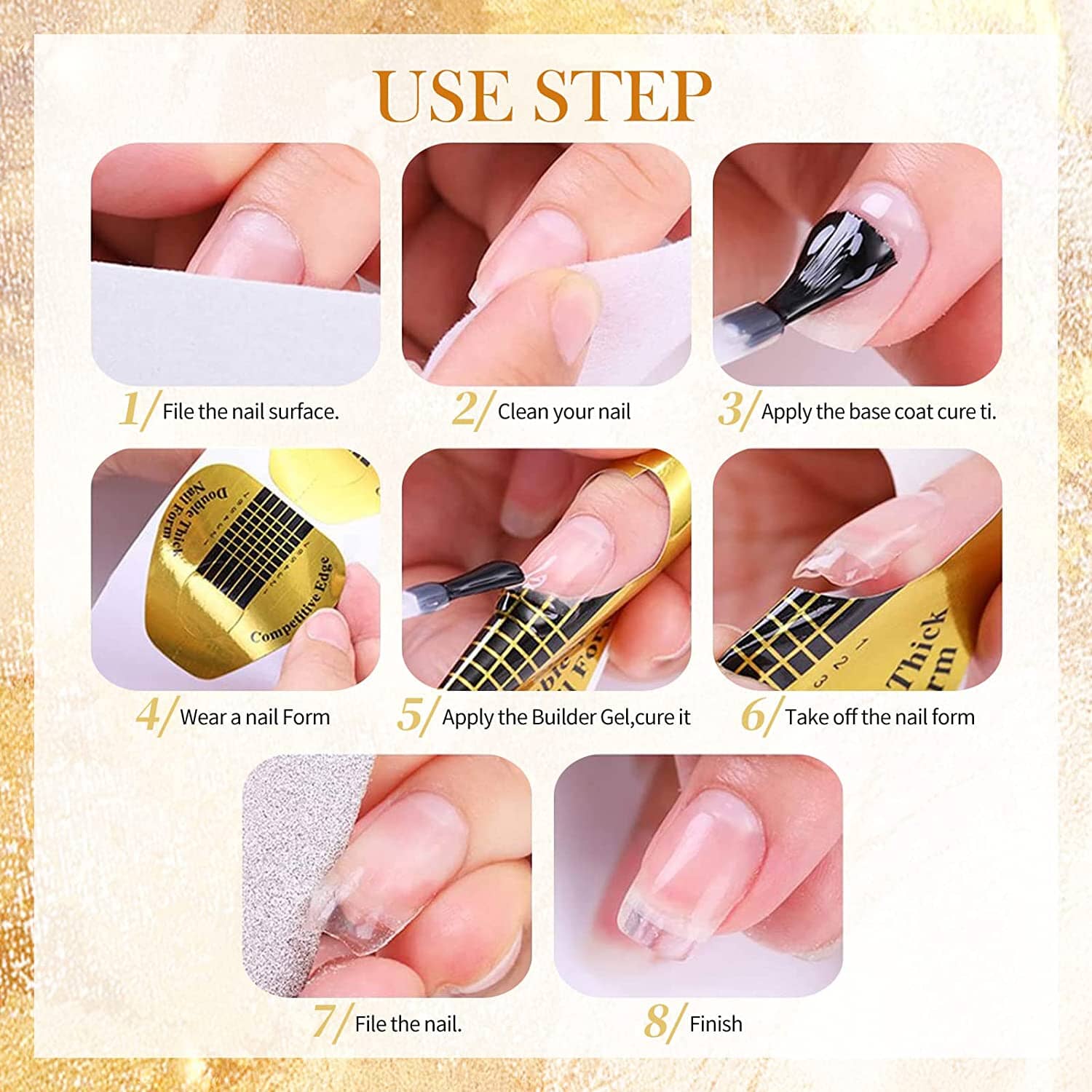[US ONLY] Transparent Nail Extension Gel Kit Kits & Bundles BORN PRETTY 