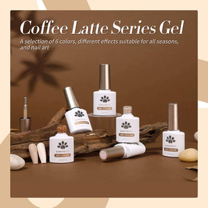 [US ONLY] 6 Colors Nude Brown Gel Polish Set Kits & Bundles BORN PRETTY 
