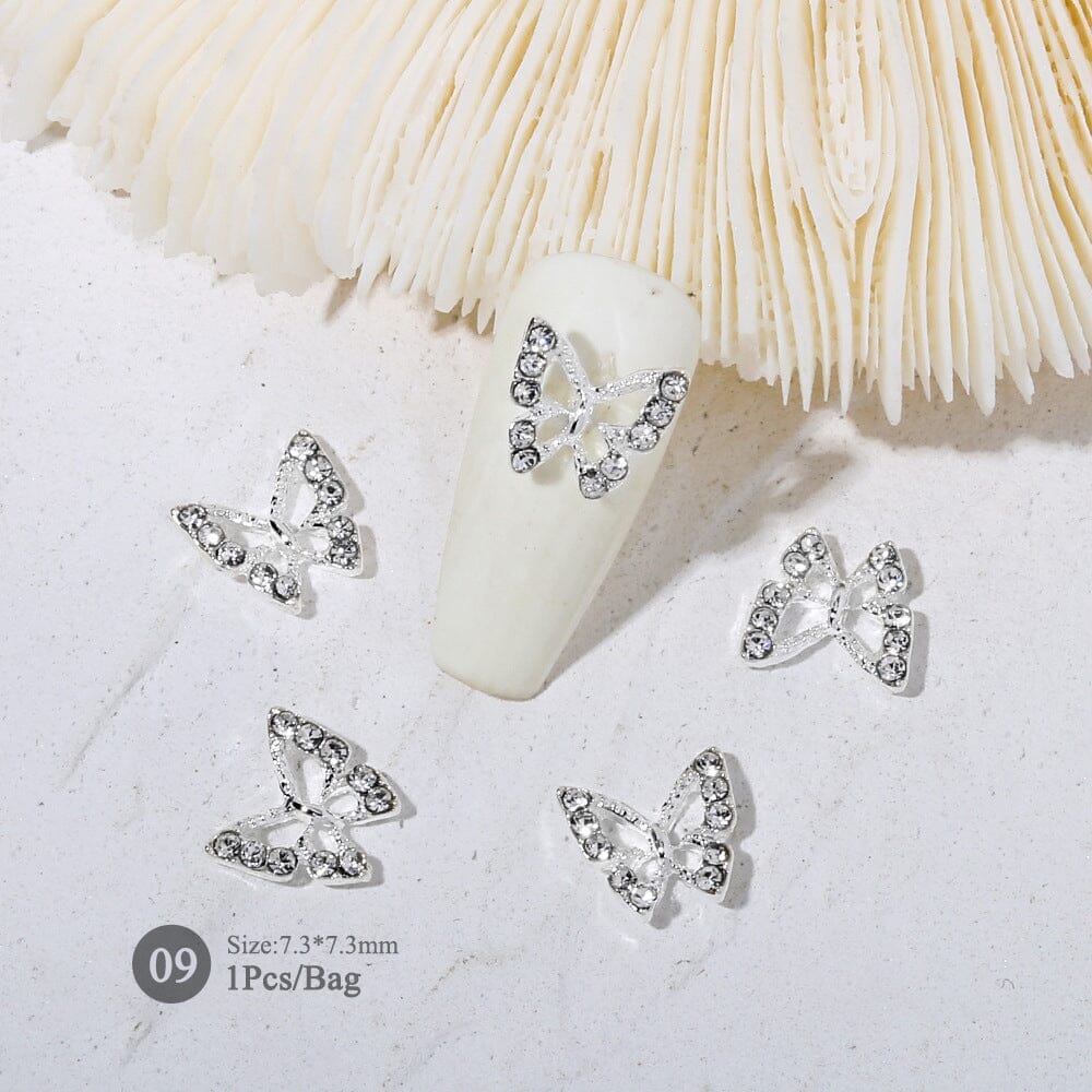 Butterfly Rhinestone Nail Decoration Nail Decoration BORN PRETTY 