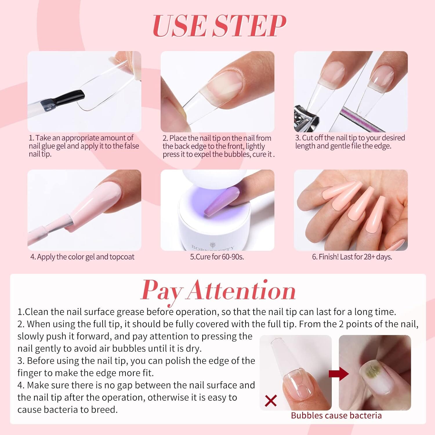 [US ONLY] All-In-One Starter Kit 15pcs Gel with 48W Nail Lamp Nail Tools Kits & Bundles BORN PRETTY 