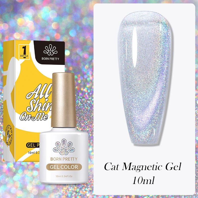 Iridescent Cat Magnetic Gel 10ml Gel Nail Polish BORN PRETTY Cat Magnetic Gel 