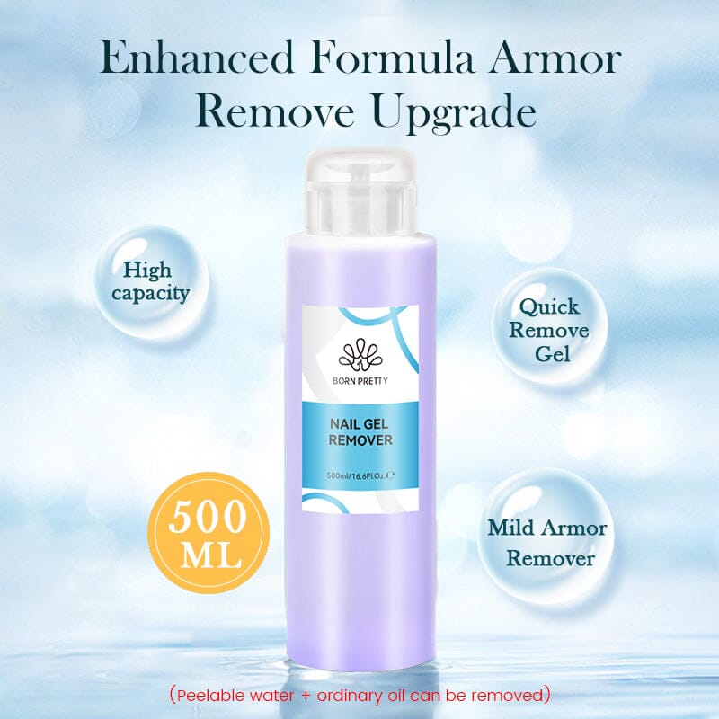 500ml Nail Cleaner Gel Remover Brush Cleaner Gel Nail Polish BORN PRETTY 