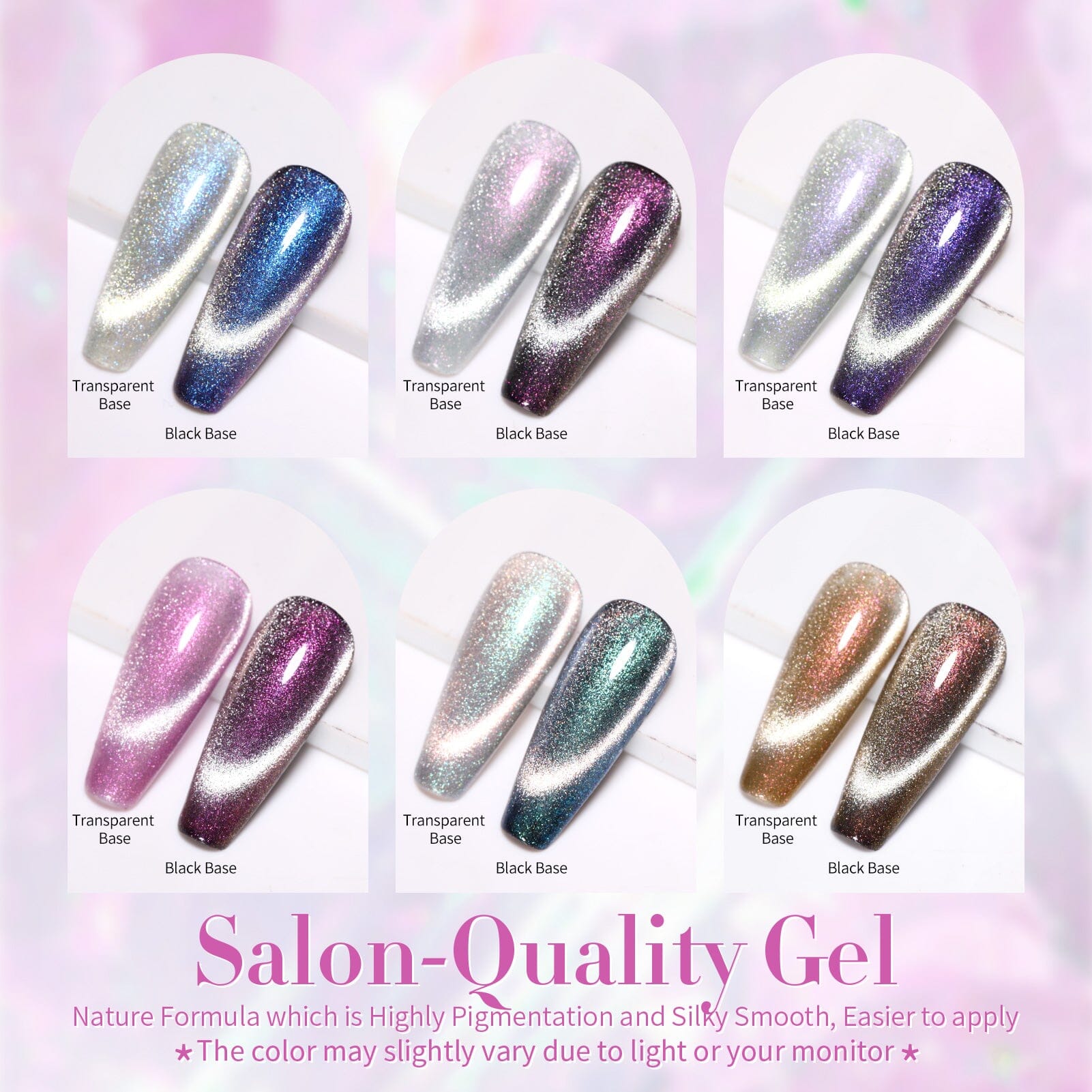 6 Colors Purple Cat Magnetic Gel Polish Auroras Snowlight 7ml Gel Nail Polish BORN PRETTY 