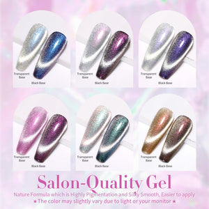 6 Colors Purple Cat Magnetic Gel Polish Auroras Snowlight 7ml Gel Nail Polish BORN PRETTY 