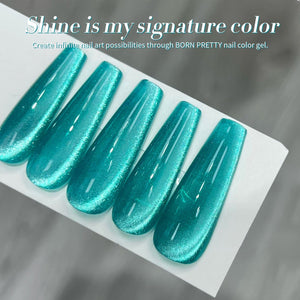 Blue Cat Magnetic Gel Polish MY36 Melbourne 10ml Gel Nail Polish BORN PRETTY 