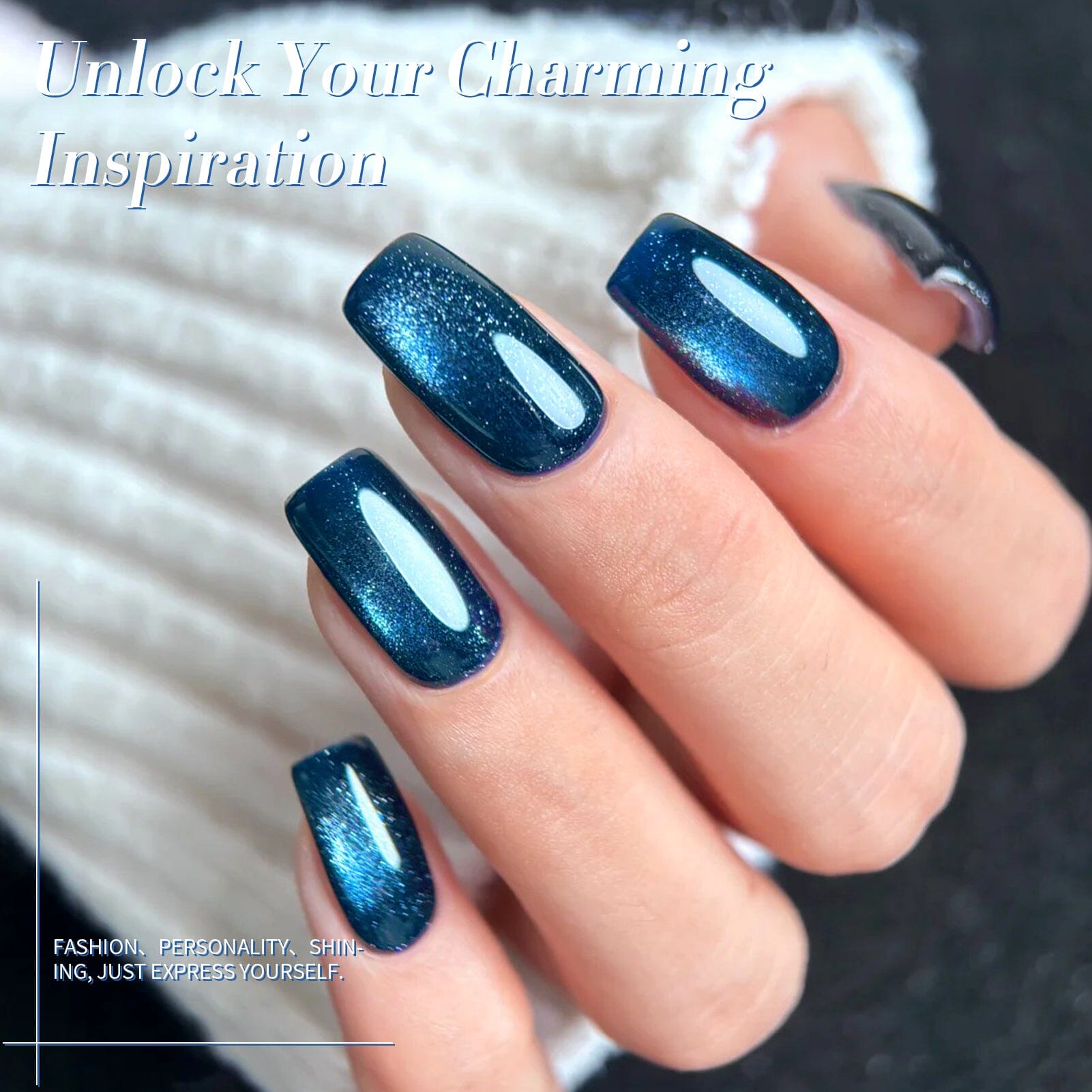 Blue Cat Magnetic Gel Polish MY38 Galaxy 15ml Gel Nail Polish BORN PRETTY 