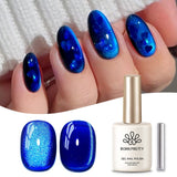 Blue Cat Magnetic Gel Polish MY47 Blue Ore 15ml Gel Nail Polish BORN PRETTY 