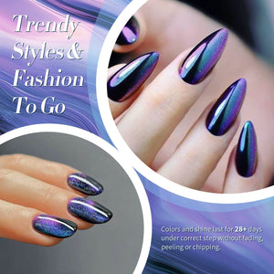 Blue Purple Chameleon Gel Polish BS01 Mirage 10ml Gel Nail Polish BORN PRETTY 
